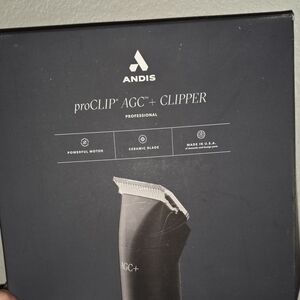 New In Box...Andis ProClip AGC+ Professional Clipper - Black